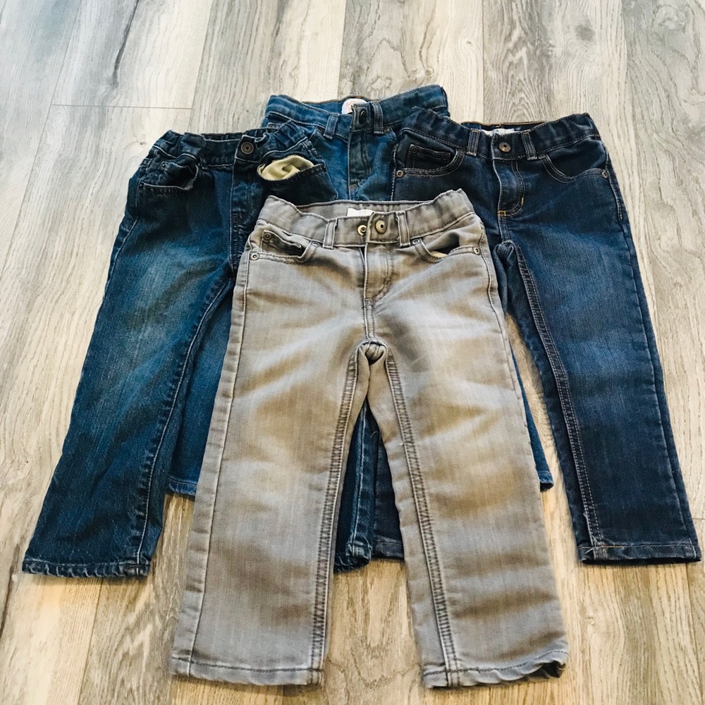 Set of 4 - Size 3T Boys Denim Jeans